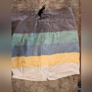 ROUNDTREE & YORKE Big Man Swimwear with Zipper Fly Caribbean Style